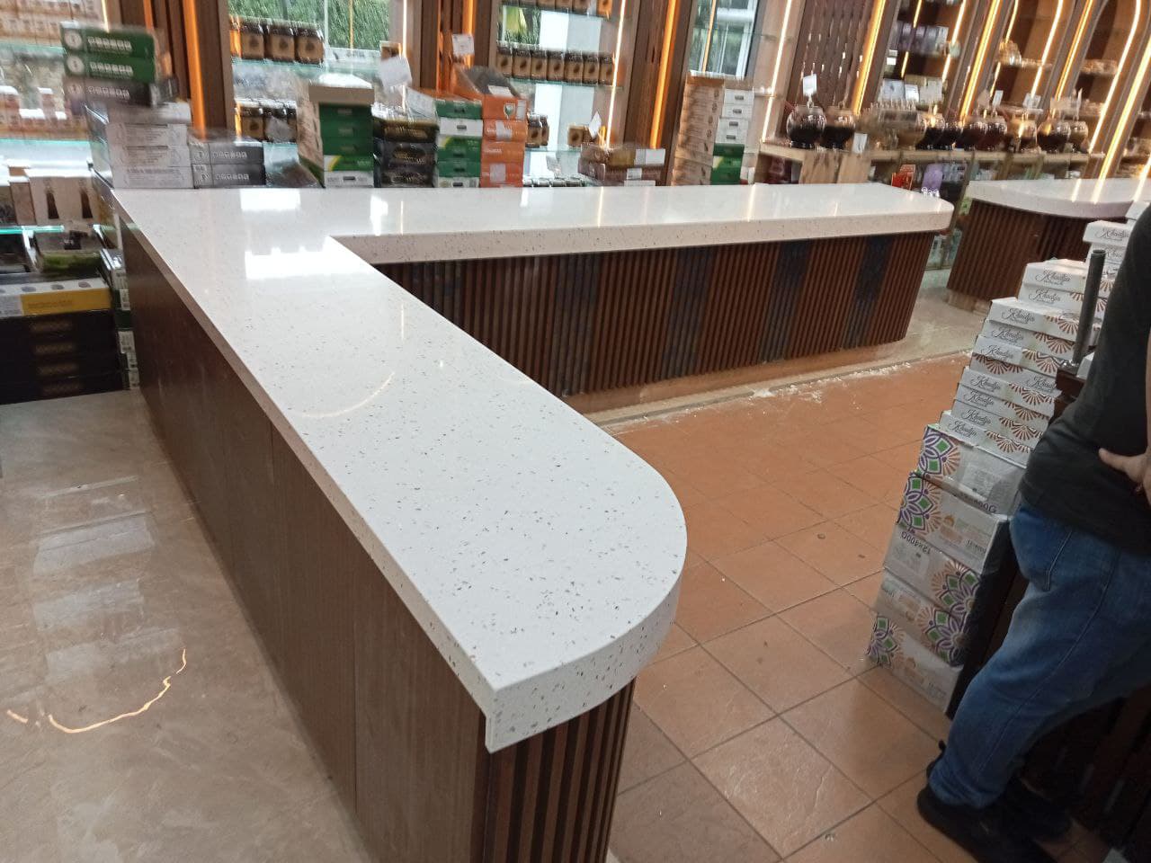 Quartz Stone Reception Tabletop