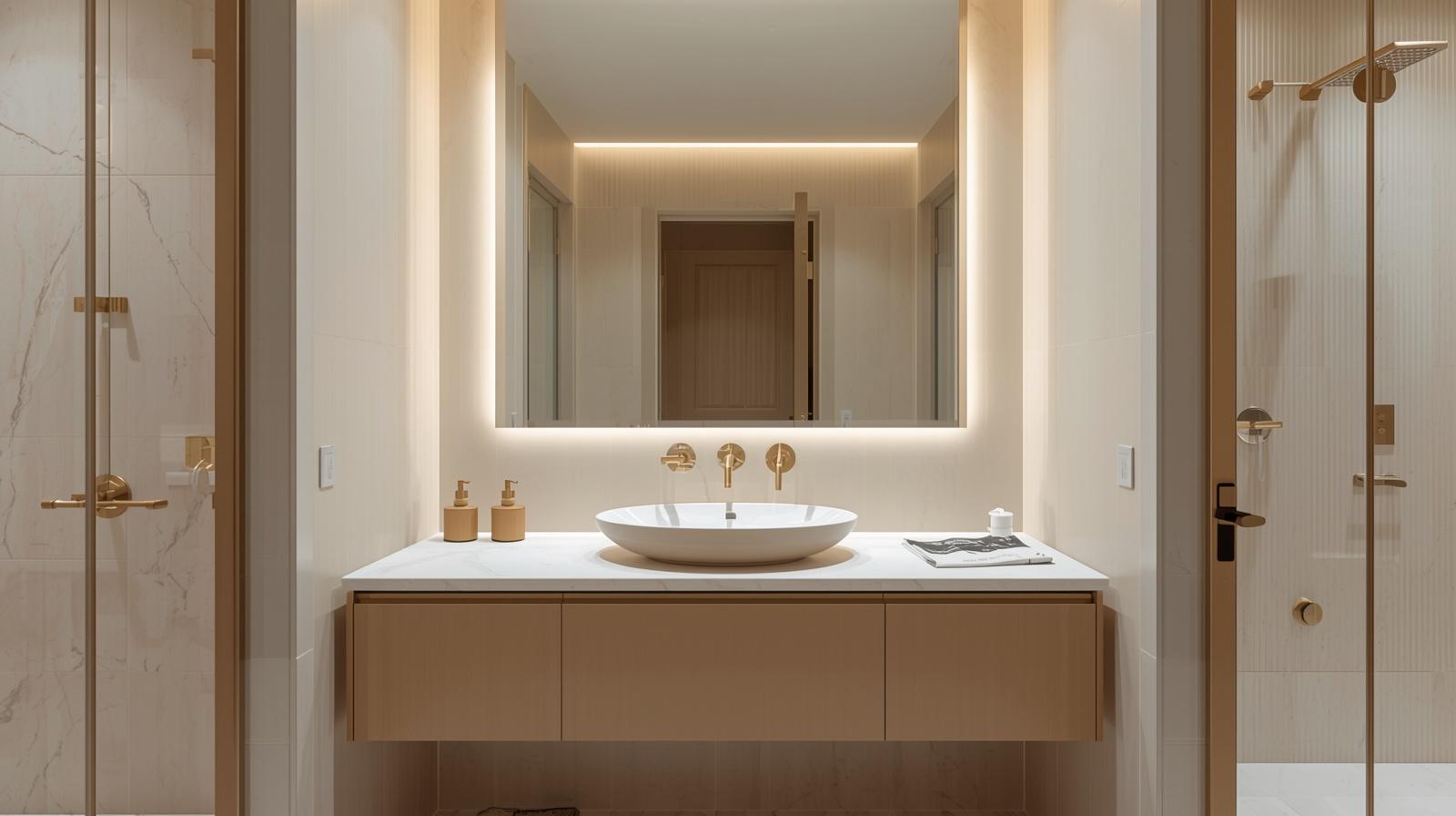 8 Bathroom Vanity Top Design Ideas Using Quartz for Malaysian Homes 3 Bathroom Vanity Top Design Ideas 04