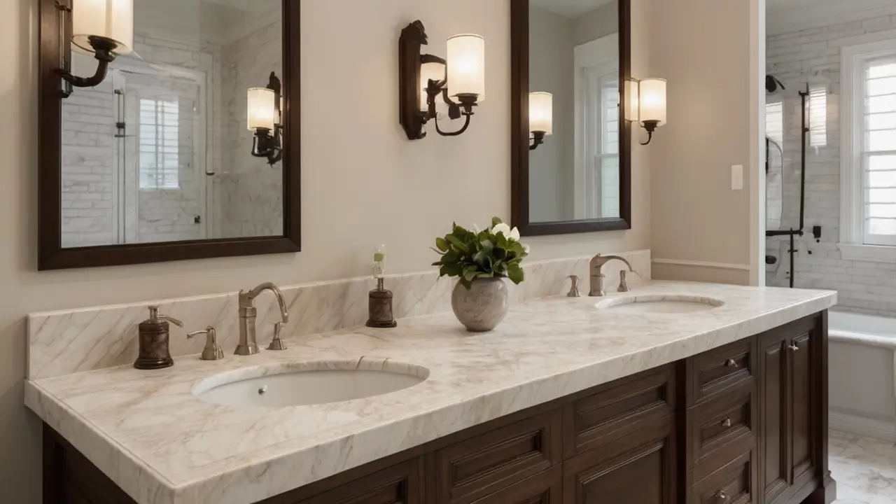 Marble Bathroom Countertops