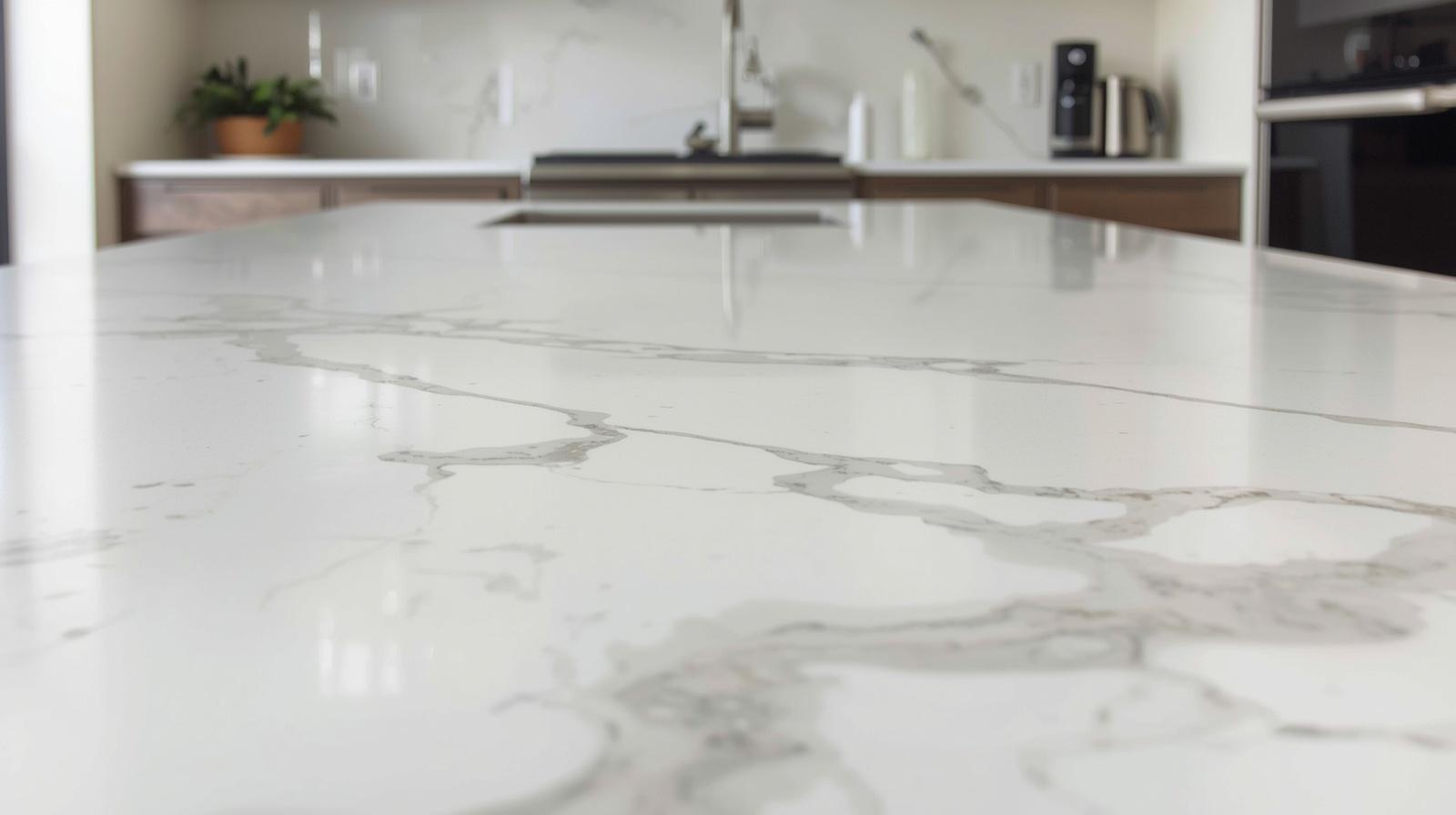 Quartz kitchen countertop 04