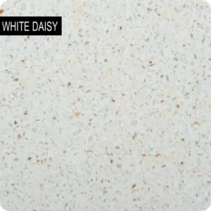 Solid Surface - White Daisy
