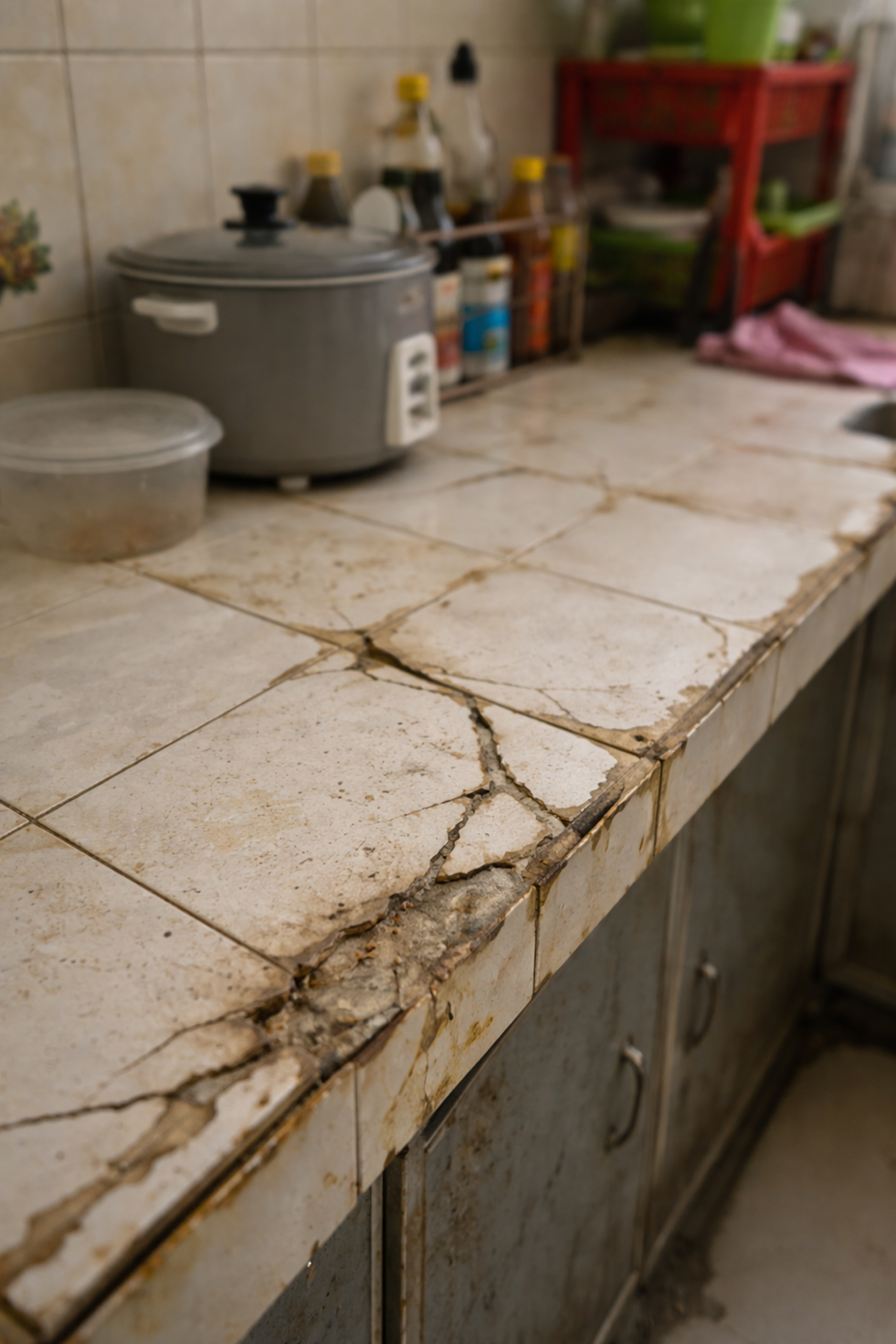 Just 5 days to a luxury kitchen upgrade! 1 Website Blog old countertop 03 2 scaled