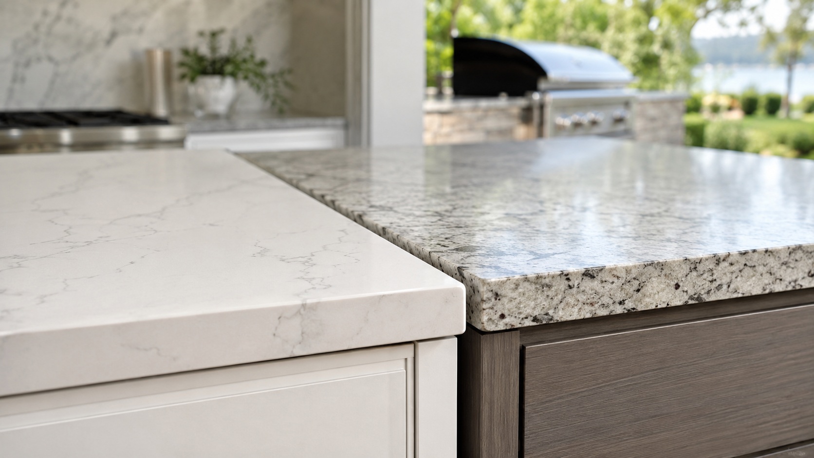 Indoor vs Outdoor Countertops: Choosing the Right Stone for Every Space 2 indoor vs outdoor countertops educational closeup 1